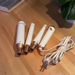 T3 Whirl Trio White and Rose Gold Hair Styling Tool Set